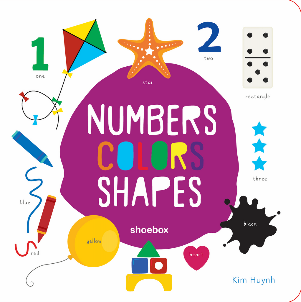 Color Number Box Numbers, Colors and Shapes โ Shoebox