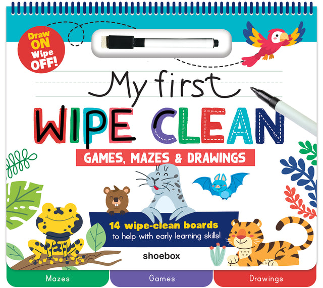 My First Wipe Clean Games and Mazes – Shoebox